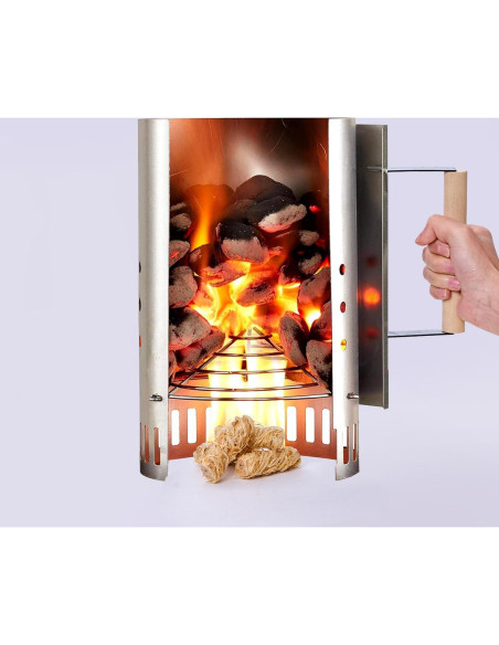 Encendedores Naturales KACHUAN BEAR 60pcs para BBQ y Chimenea