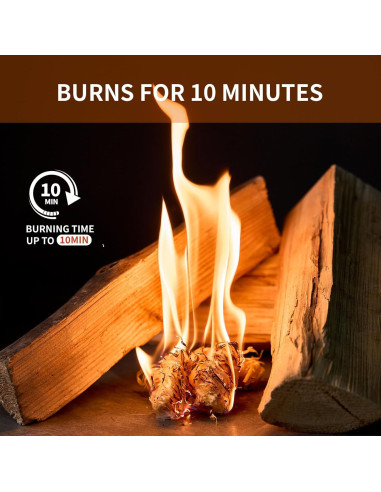 Encendedores Naturales KACHUAN BEAR 60pcs para BBQ y Chimenea