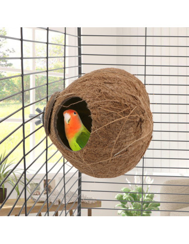 Nido de Cría para Aves Hypeety de Coco Natural 10-15cm