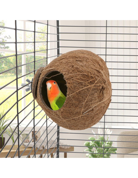Nido de Cría para Aves Hypeety de Coco Natural 10-15cm