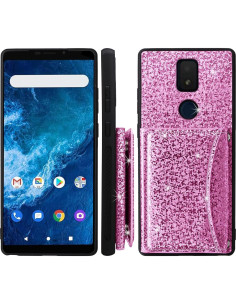 Funda billetera Furiet para Cricket Icon 3/Splendor/AT&T Motivate 2 2