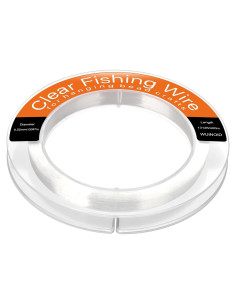 Hilo de Pesca Transparente WUINOID 400m 0.22mm Nylon