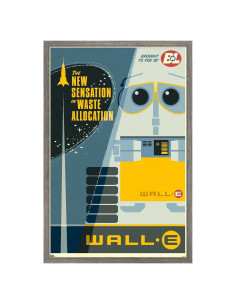 Póster Enmarcado Disney Pixar Wall-E Trends 56.9x37.3 cm