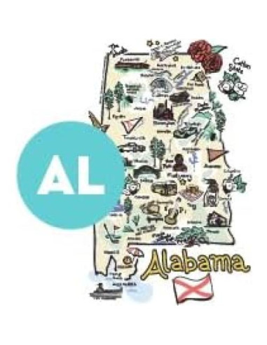 Taza de Viaje Aislada Swig Life 22oz con Asa y Tapa Alabama