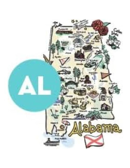 Taza de Viaje Aislada Swig Life 22oz con Asa y Tapa Alabama Taza de Viaje Aislada Swig Life 22oz con Asa y Tapa Alabama