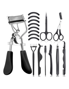 Kit de Rizador de Pestañas Bencailor 17 Piezas Negro
