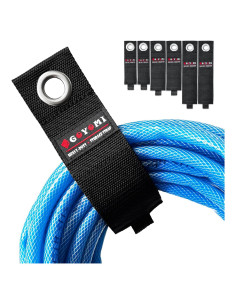 Paquete de 6 correas de almacenamiento GOYOMI - Nylon 25.4-43.2 cm