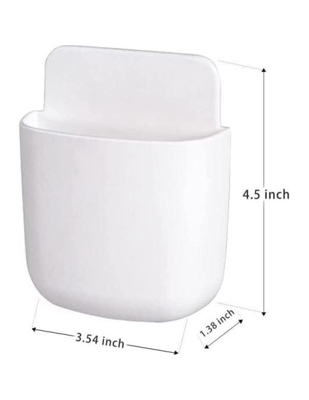 5 Soportes Adhesivos para Control Remoto Hikinlichi Blanco 5 Soportes Adhesivos para Control Remoto Hikinlichi Blanco