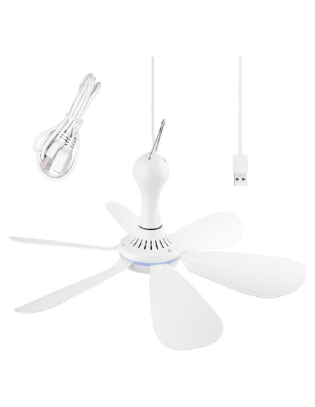 Ventilador de Techo USB SCOOYEEES 42cm Silencioso 5W Ventilador de Techo USB SCOOYEEES 42cm Silencioso 5W