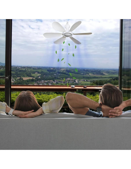 Ventilador de Techo USB SCOOYEEES 42cm Silencioso 5W Ventilador de Techo USB SCOOYEEES 42cm Silencioso 5W