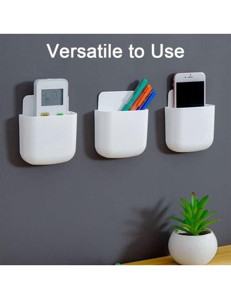 5 Soportes Adhesivos para Control Remoto Hikinlichi Blanco 5 Soportes Adhesivos para Control Remoto Hikinlichi Blanco