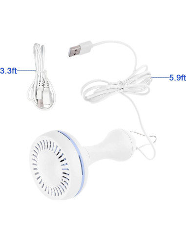 Ventilador de Techo USB SCOOYEEES 42cm Silencioso 5W