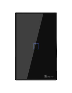 Interruptor de Luz Inteligente SONOFF T3 WiFi 1 Gang Negro