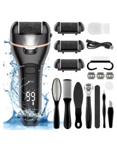 Removedor de Callos Eléctrico ANGLECHAT 18 en 1 Recargable Negro