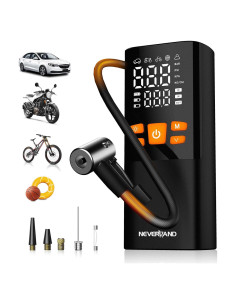 Compresor de Aire Portátil NEVERLAND 150 PSI Bomba 35L/min