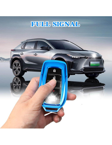 Cubierta de Llavero QBUC para Toyota 2021-2025 Azul