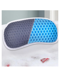 Almohada de Baño Anevna con Malla 4D y 6 Ventosas - Marino