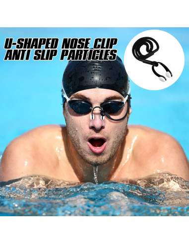 10 Clips de Nariz para Natación Seenelling QAR3970 Silicona