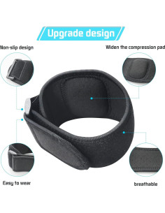 Protector de Codo MOONSMILE Unisex para Tendinitis y Tenis 2