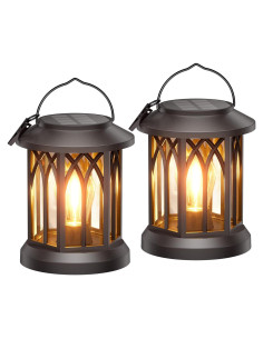 Linternas Solares WdtPro 2 Paquete LED Impermeables