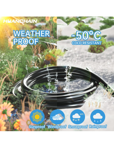 Cable de Extensión HUANCHAIN 7.62m Impermeable 16AWG 13A