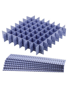 Divisores de Cajones Ajustables acDesign 40 Pcs Azul
