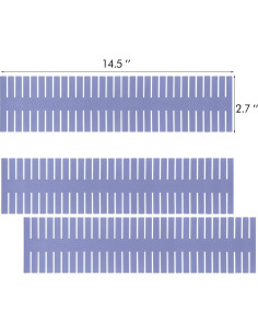Divisores de Cajones Ajustables acDesign 40 Pcs Azul 2