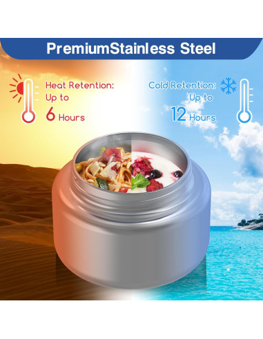 Caja Bento JoyYum Azul - Almuerzo Aislado 4 Compartimentos