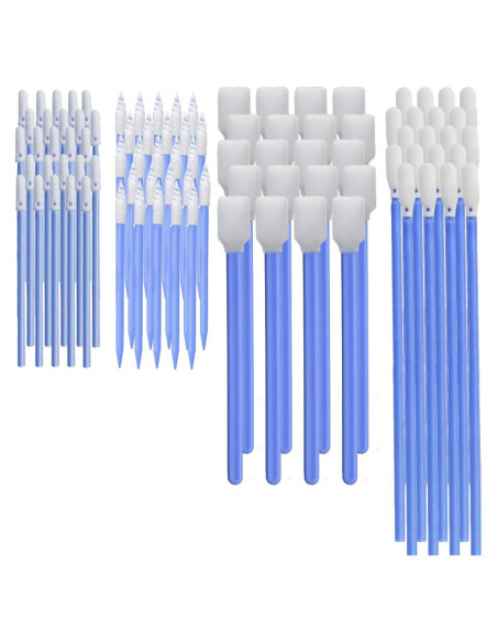 Hisopos de Espuma Wellgler 100pcs para Limpieza Precisa