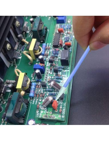 Hisopos de Espuma Wellgler 100pcs para Limpieza Precisa