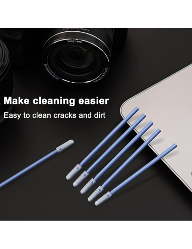 Hisopos de Espuma Wellgler 100pcs para Limpieza Precisa