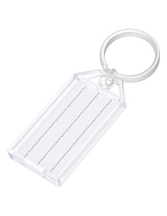 Etiquetas de Llave Uniclife 10 Piezas 5.58x2.92cm Blancas