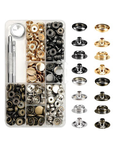 Kit de Broches de Acero Inoxidable GTAAOY 320 Piezas 15mm