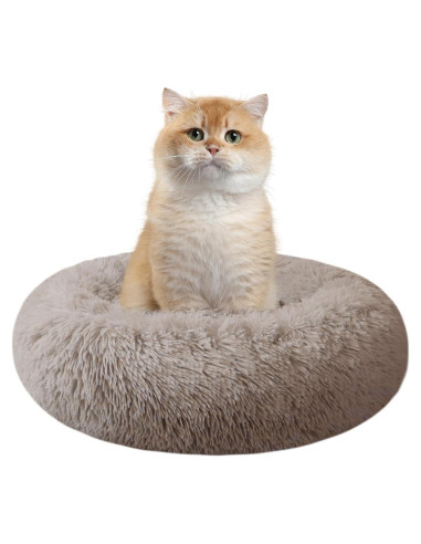 Cama Redonda para Gatos Nisrada 40 cm Lavable Antideslizante