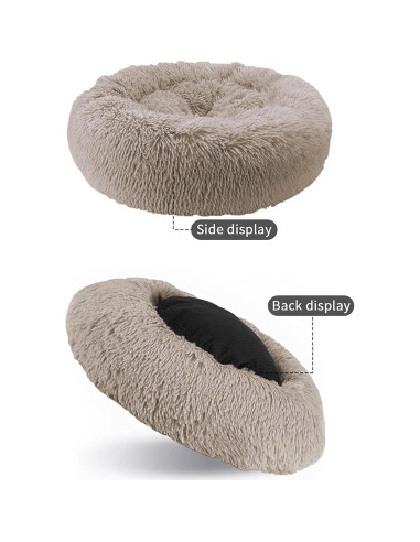 Cama Redonda para Gatos Nisrada 40 cm Lavable Antideslizante