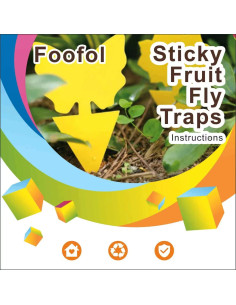 Trampas Adhesivas Amarillas Mosqueda 36 Unidades para Moscas 2