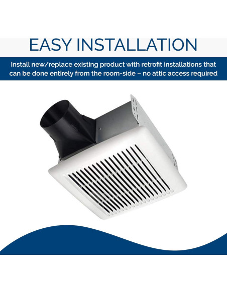 Ventilador de Escape Broan-NuTone 791LEDM 110 CFM LED Blanco