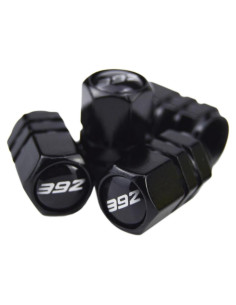 Juego de 4 Tapas de Válvula de Neumático Zorratin 392 Negro