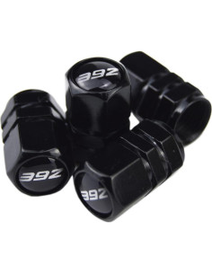 Juego de 4 Tapas de Válvula de Neumático Zorratin 392 Negro 2