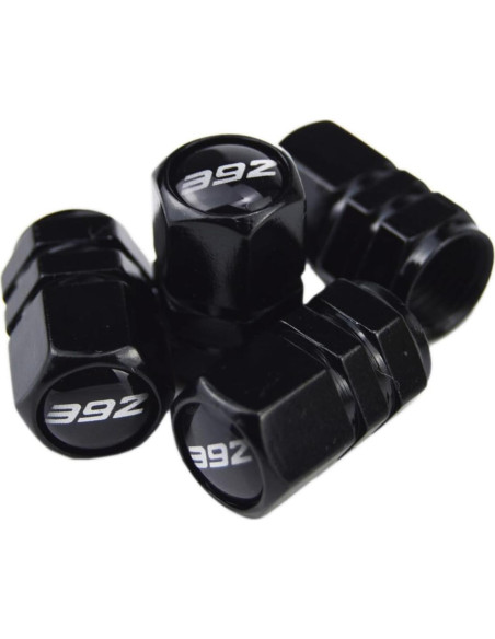 Juego de 4 Tapas de Válvula de Neumático Zorratin 392 Negro