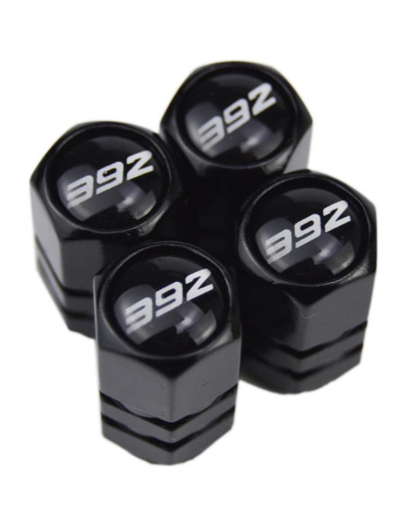 Juego de 4 Tapas de Válvula de Neumático Zorratin 392 Negro