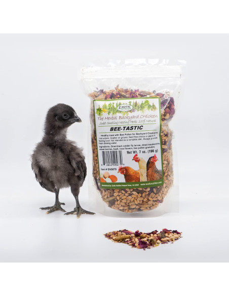 Golosina Natural para Pollos Exotic Nutrition 0.68 kg - Insectos y Polen