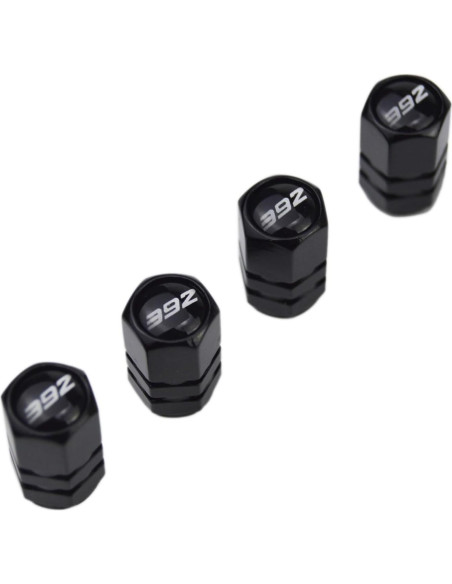 Juego de 4 Tapas de Válvula de Neumático Zorratin 392 Negro