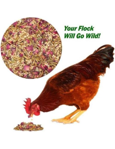 Golosina Natural para Pollos Exotic Nutrition 0.68 kg - Insectos y Polen