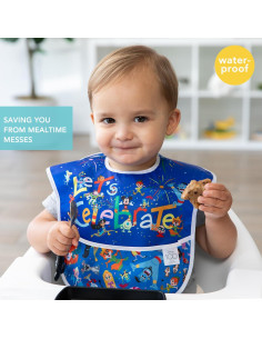 Baberos SuperBib Bumkins Disney 100 Años 2 Piezas 6-24 Meses 2