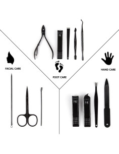 Kit de Manicura y Pedicura Tumkun 12 Piezas Azul 2