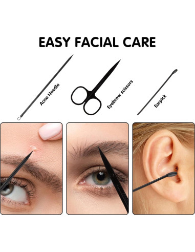 Kit de Manicura y Pedicura Tumkun 12 Piezas Azul