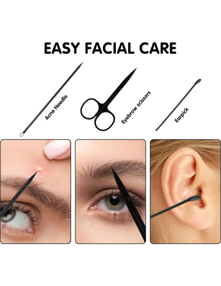 Kit de Manicura y Pedicura Tumkun 12 Piezas Azul