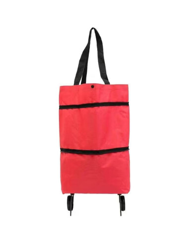 Carrito de Compras Plegable TNRAADREM Azul 2 en 1 37L