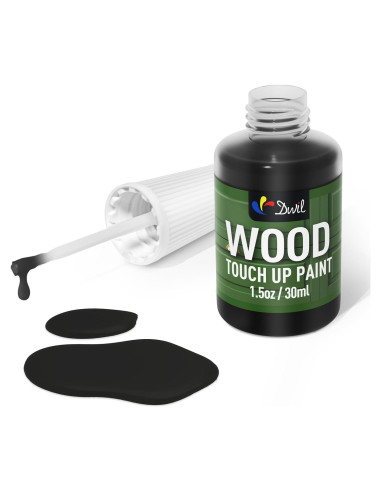 Pintura para Reparación de Madera DWIL 44.36 ml Secado Rápido Negro